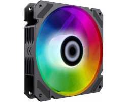 Вентилятор 120 мм, GameMax Rainbow Force C9, 120х120х25 мм, RGB-подсветка (FN-12Rainbow-C9)