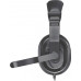 Навушники Gemix HP-210MV, Black, 2 x Mini jack (3.5мм), накладні, регулятор гучності, кабель 1.5 м