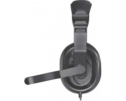 Навушники Gemix HP-210MV, Black, 2 x Mini jack (3.5мм), накладні, регулятор гучності, кабель 1.5 м-foto2