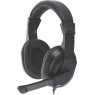 Навушники Gemix HP-210MV, Black, 2 x Mini jack (3.5мм), накладні, регулятор гучності, кабель 1.5 м