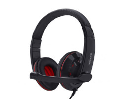 Навушники Gemix HP-220MV, Black/ Red, 2 x Mini jack (3.5мм), накладні Навушники Gemix HP-220MV, Black/ Red, 2 x Mini jack (3.5мм), накладні
