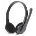 Навушники REAL-EL GD-012, Black, Mini jack 3.5 мм, накладні, поворотний мікрофон, кабель 1.5 м