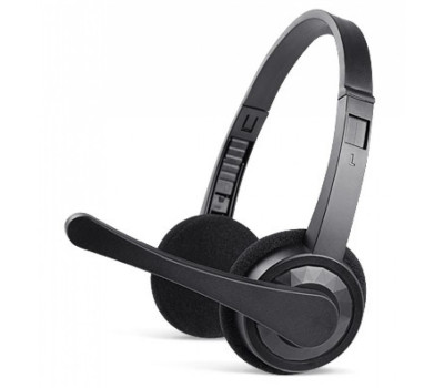 Навушники REAL-EL GD-012, Black, Mini jack 3.5 мм, накладні, поворотний мікрофон, кабель 1.5 м