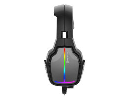Наушники REAL-EL GDX-7680, Black, Mini jack + USB, накладные, микрофон, кабель 2.2 м (GDX-7680)-foto2