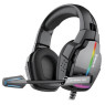 Наушники REAL-EL GDX-7680, Black, Mini jack + USB, накладные, микрофон, кабель 2.2 м (GDX-7680)