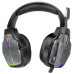 Навушники REAL-EL GDX-7780 Surround 7.1, Black, RGB, USB, накладні, мікрофон, кабель 2.2 м 