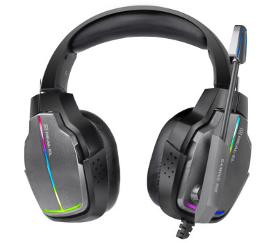 Навушники REAL-EL GDX-7780 Surround 7.1, Black, RGB, USB, накладні, мікрофон, кабель 2.2 м Навушники REAL-EL GDX-7780 Surround 7.1, Black, RGB, USB, накладні, мікрофон, кабель 2.2 м