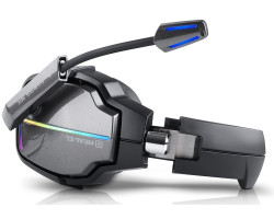 Навушники REAL-EL GDX-7780 Surround 7.1, Black, RGB, USB, накладні, мікрофон, кабель 2.2 м 