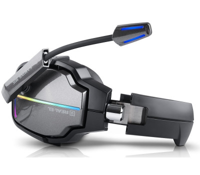 Навушники REAL-EL GDX-7780 Surround 7.1, Black, RGB, USB, накладні, мікрофон, кабель 2.2 м Навушники REAL-EL GDX-7780 Surround 7.1, Black, RGB, USB, накладні, мікрофон, кабель 2.2 м