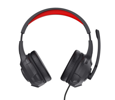 Навушники Trust GAMING, Black/ Red, 3.5 мм, мікрофон, регульоване наголов`я, 2 м (24785)