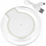 Беспроводное зарядное устройство Aptel US7, White, input 5V/ 2A, output 5V/ 1A, кабель micro-USB