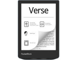 Електронна книга 6&Prime; PocketBook Verse PB629 Bright Blue (PB629-2-CIS) E-Ink Carta