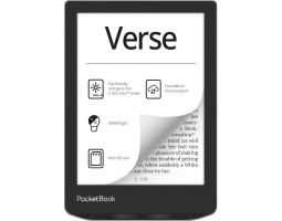 Електронна книга 6&Prime; PocketBook Verse PB629 Mist Grey (PB629-M-CIS) E-Ink Carta