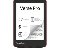 Електронна книга 6&Prime; PocketBook Verse Pro PB634 Passion Red (PB634-3-CIS) E-Ink Carta