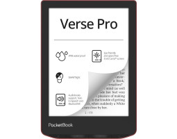 Електронна книга 6&Prime; PocketBook Verse Pro PB634 Passion Red (PB634-3-CIS) E-Ink Carta