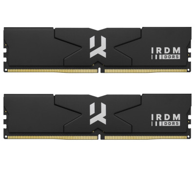 Пам`ять 16Gb x 2 (32Gb Kit) DDR5, 6000 MHz, Goodram IRDM, Black, (IR-6000D564L30S/ 32GDC)