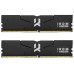 Пам`ять 16Gb x 2 (32Gb Kit) DDR5, 6000 MHz, Goodram IRDM, Black, (IR-6000D564L30S/ 32GDC)