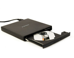 Внешний оптический привод Gembird, Black, DVD+/ -RW, USB 2.0 (DVD-USB-04)-foto2