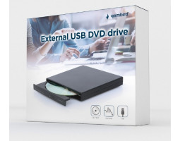 Внешний оптический привод Gembird, Black, DVD+/ -RW, USB 2.0 (DVD-USB-04)-foto3