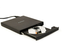 Внешний оптический привод Gembird, Black, DVD+/ -RW, USB 2.0 (DVD-USB-04)-foto2