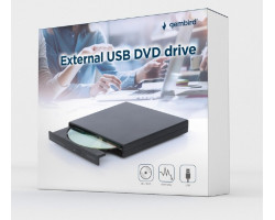 Внешний оптический привод Gembird, Black, DVD+/ -RW, USB 2.0 (DVD-USB-04)-foto3