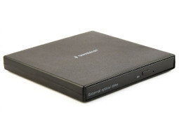 Внешний оптический привод Gembird, Black, DVD+/ -RW, USB 2.0 (DVD-USB-04)
