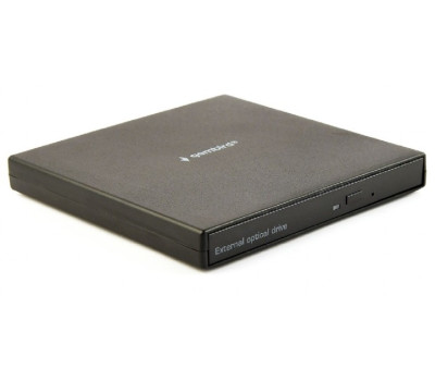 Внешний оптический привод Gembird, Black, DVD+/ -RW, USB 2.0 (DVD-USB-04)