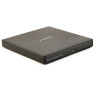Внешний оптический привод Gembird, Black, DVD+/ -RW, USB 2.0 (DVD-USB-04)