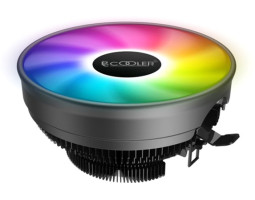 Вентилятор CPU PcCooler E126M PRO, Black, алюміній, 1x120 мм RGB