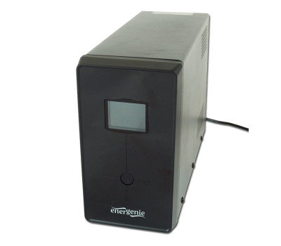 Джерело безперебійного живлення EnerGeni EG-UPS-034, LCD дисплей, USB порт, 1500 ВтA, черный цвет
