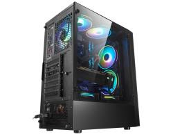 Корпус 2E Gaming RUNA, Black, без БЖ, Midi Tower, (2E-G2107)-foto2