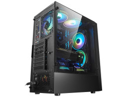 Корпус 2E Gaming RUNA, Black, без БЖ, Midi Tower, (2E-G2107)-foto2