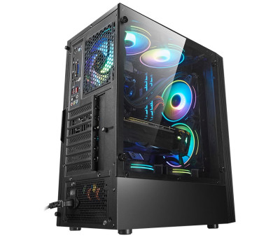 Корпус 2E Gaming RUNA, Black, без БЖ, Midi Tower, (2E-G2107)