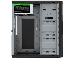 Корпус GameMax ET-211 Black, 400 Вт, Midi Tower, ATX /  Micro ATX /  Mini ITX, 4хUSB 2.0 (ET-211-400)-foto2
