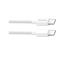 Кабель USB - 2.0m Type-C/ Type-C (папа-папа) ColorWay White (CW-CBPDCC056-WT) Кабель USB - 2.0m Type-C/ Type-C (папа-папа) ColorWay White (CW-CBPDCC056-WT)