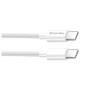 Кабель USB  - 2.0m Type-C/ Type-C (папа-папа) ColorWay White (CW-CBPDCC056-WT)