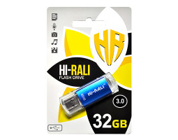 USB Flash Drive 32Gb Hi-Rali Rocket series Blue /  HI-32GBVCBL