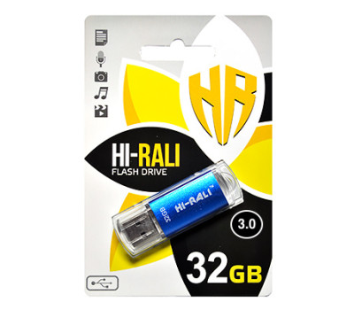 USB Flash Drive 32Gb Hi-Rali Rocket series Blue / HI-32GBVCBL USB Flash Drive 32Gb Hi-Rali Rocket series Blue / HI-32GBVCBL