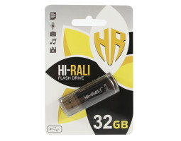 USB Flash Drive 32Gb Hi-Rali Stark series Black, HI-32GBSTBK USB Flash Drive 32Gb Hi-Rali Stark series Black, HI-32GBSTBK