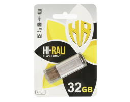 USB Flash Drive 32Gb Hi-Rali Stark series Silver, HI-32GBSTSL USB Flash Drive 32Gb Hi-Rali Stark series Silver, HI-32GBSTSL