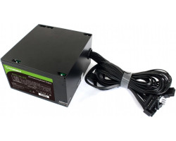 Блок живлення 600 Вт, GameMax GM-600B, Black, Active PFC, 12 см
