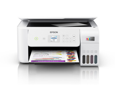 БФП струменевий кольоровий A4 Epson L3266, White, WiFi, 5760х1440 dpi, (C11CJ66411)