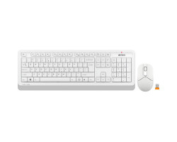 Комплект A4tech Fstyler FG1012, White, wireless, клавиатура+мышь