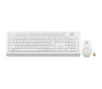 Комплект A4tech Fstyler FG1012, White, wireless, клавиатура+мышь