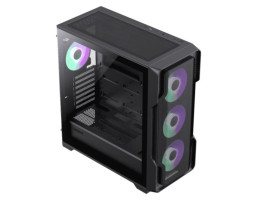 Корпус GameMax Siege BK Black, без БЖ, Mid Tower-foto3