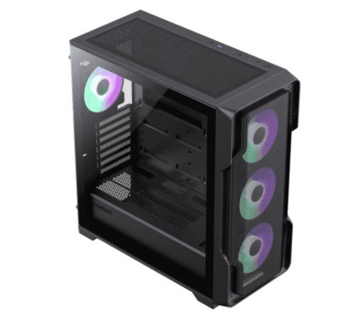 Корпус GameMax Siege BK Black, без БЖ, Mid Tower