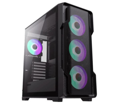 Корпус GameMax Siege BK Black, без БЖ, Mid Tower