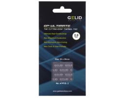 Термопрокладка GELID Solutions GP-Ultimate, 15 Вт/ мК, 9х5 см, 2 мм, 2 шт (TP-VP04-D) Термопрокладка GELID Solutions GP-Ultimate, 15 Вт/ мК, 9х5 см, 2 мм, 2 шт (TP-VP04-D)