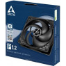 Вентилятор 120 мм, Arctic P12, Black, 120х120х25 мм, 1800 об/ хв, 3-pin, (ACFAN00118A)