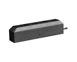 Контроллер для управления вентиляторами DeepCool FH-04, Black, 4x4-pin PWM, 4-pin (DP-F04PWM-HUB)